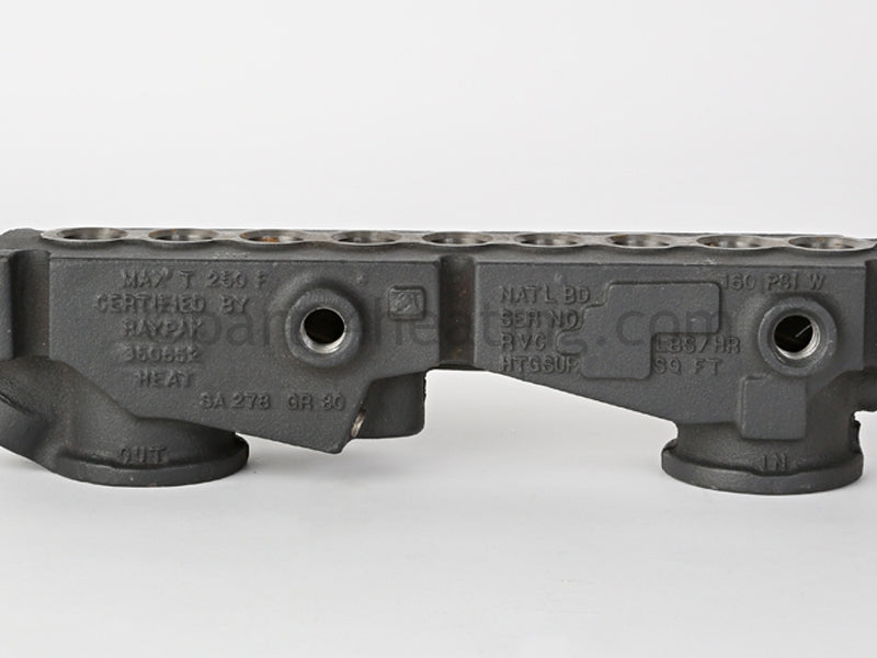 Raypak Inlet/Outlet Header Cast [R] - Part Number: 002219F