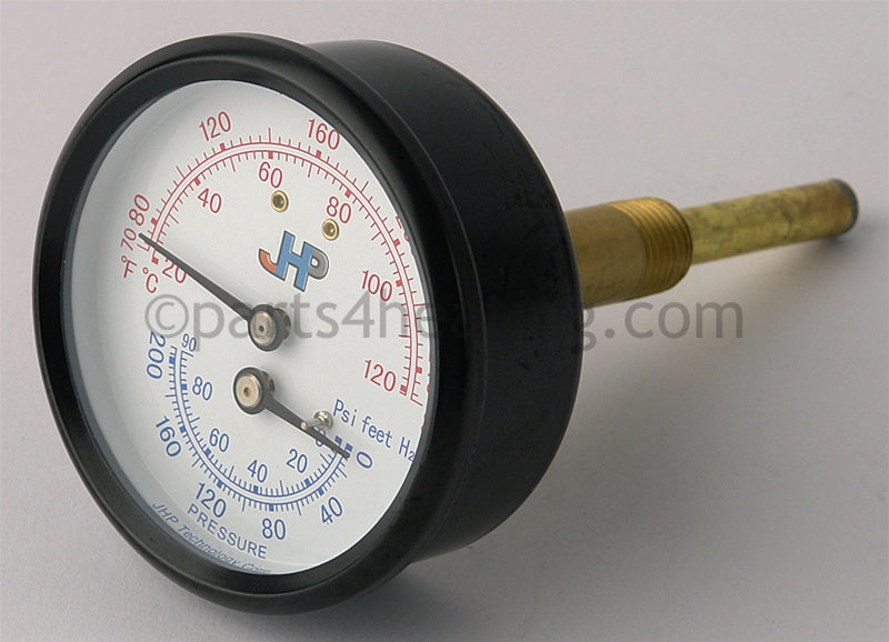 Raypak T+P Gauge 0-90 Psi - Part Number: 007205F