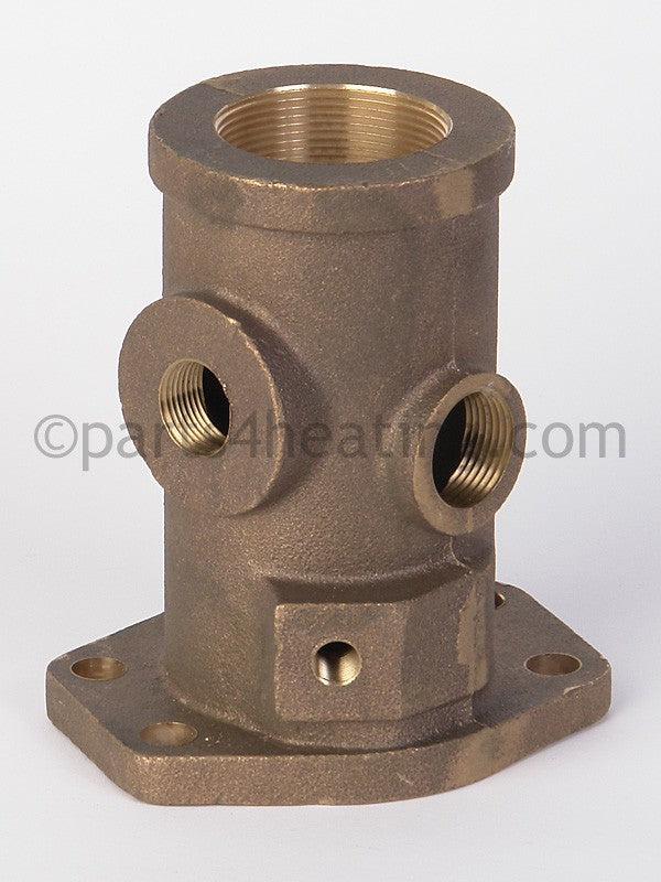 Laars Heating Systems Adapter Tee, Flange, 2 In. Npt (Bronze, Outlet Side), 500-850 - Part Number: 20150302