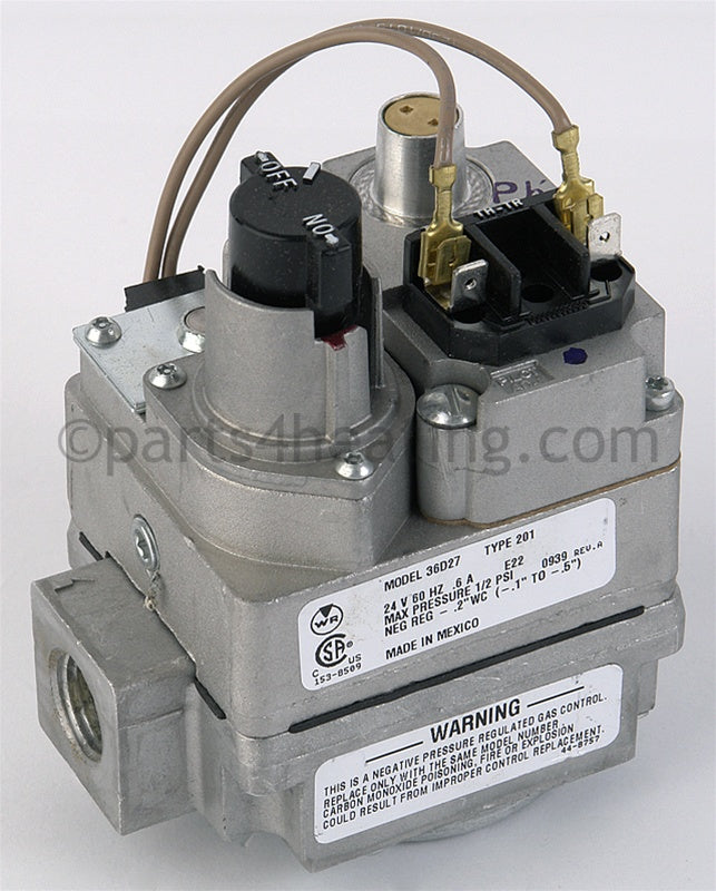 Heatmaker Gas Valve, Negative Pressure - Part Number: 2600-264