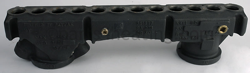 Raypak Inlet/Outlet Header Cast Iron 1-1/2 In. Npt - Part Number: 351397