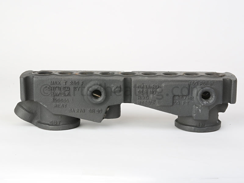 Raypak Inlet/Outlet Header Cast Iron [N] - Part Number: 850655