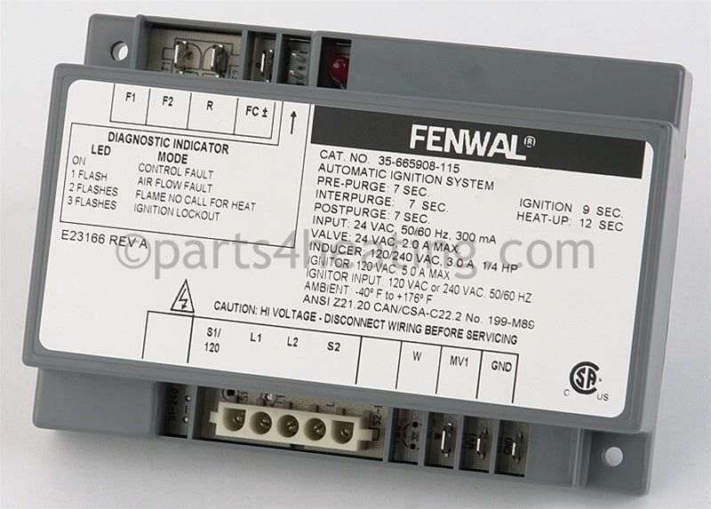Laars Heating Systems Ign Control,Gas,Endurance - Part Number: E2316600