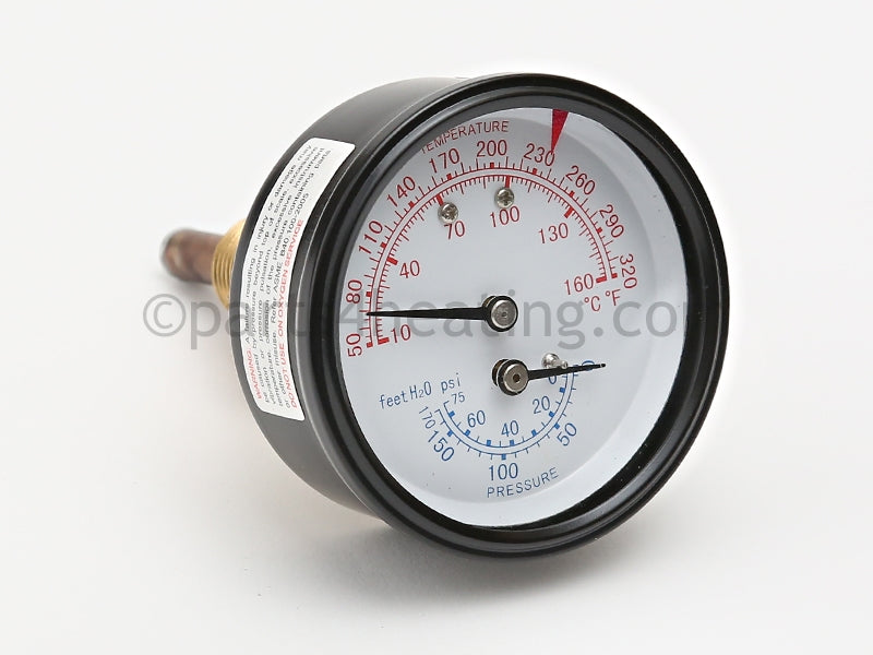 Lochinvar Triometer Gauge 75# Psi, All - Part Number: GTP2900 , 100146999