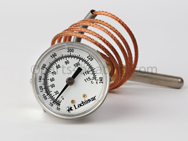 Lochinvar Temperature And Pressure Gauge; Optional - Part Number: GTP30002