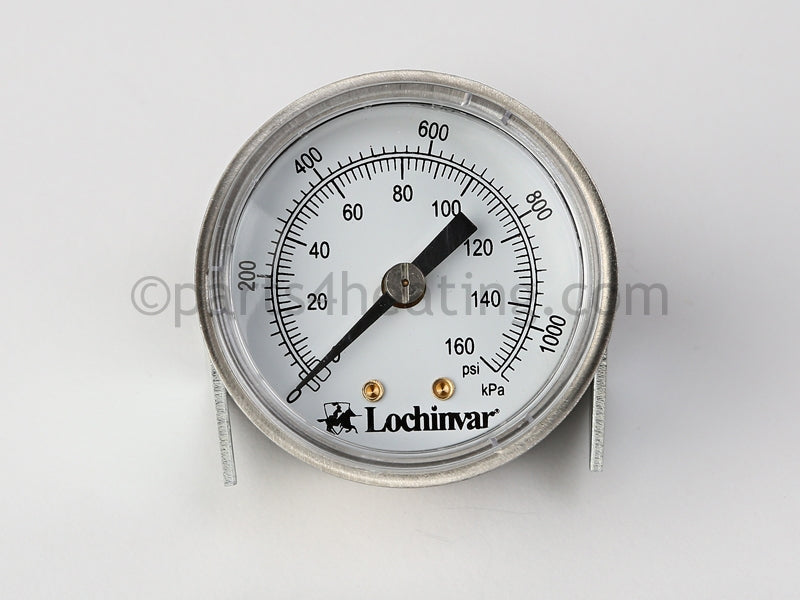 Lochinvar Temperature And Pressure Gauge; Optional - Part Number: GTP30002