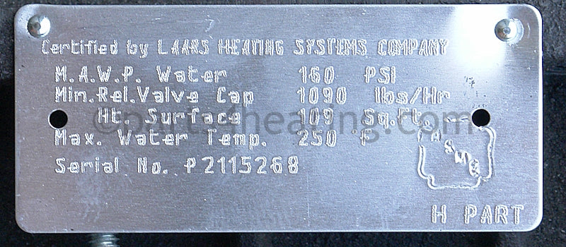 Laars Heating Systems Tube Assembly, Heat Exchanger, 1750 - Part Number: R2026702